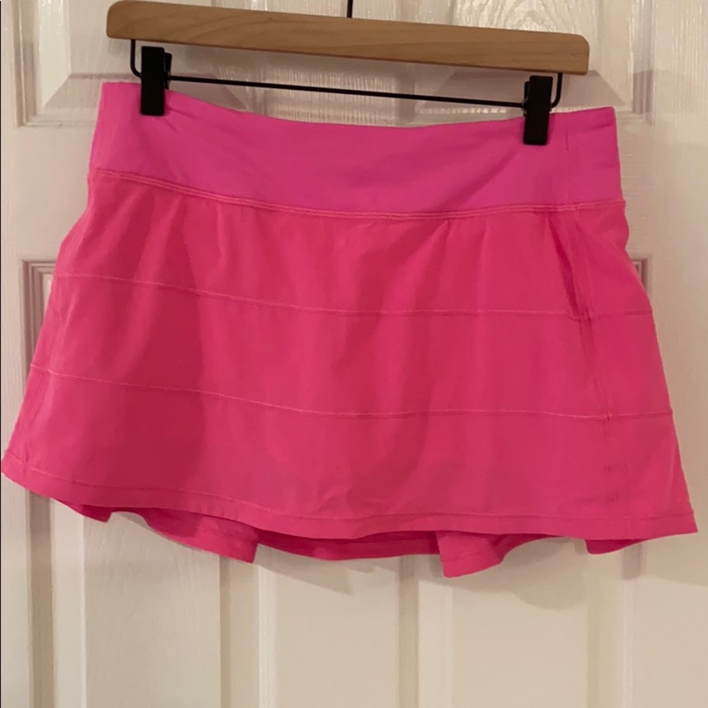 Lululemon Pace Rival skirt size 8 Prism Pink